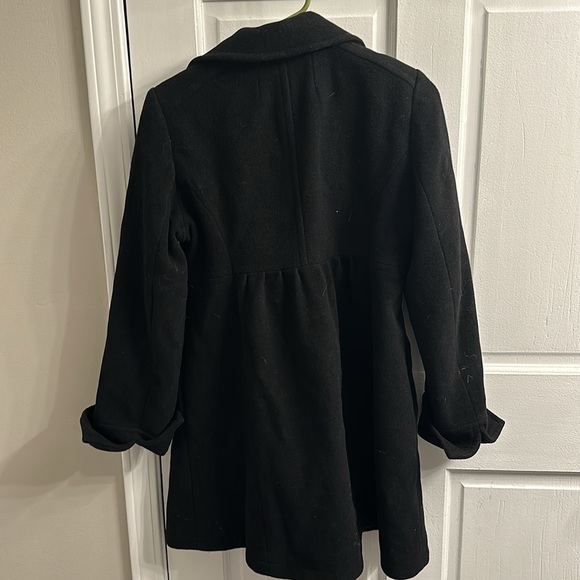 Express Wool Trench Coat black size XS - Picture 5 of 9
